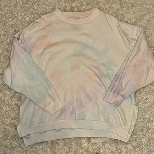 American eagle perfect condition over sized light tie dye sweater